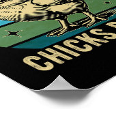 Chicks Dig Me Easter Toddler Boys Men Happy Easter ポスター (角)