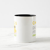 Chicks dig my Spreadsheet Two-Tone Coffee Mug ツートーンマグカップ (中央)