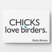 Chicks Love Birders フォトプラーク (正面)