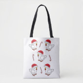 Chicks Merry Christmas Women's Tote Bags トートバッグ (正面)