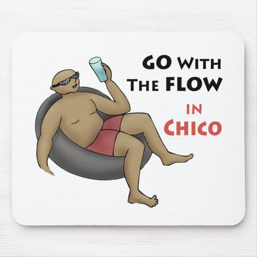 Chicoの流れに沿う マウスパッド (正面)