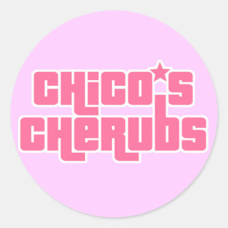 ChicoのCherubsロゴ – 大きく孤立 ラウンドシール