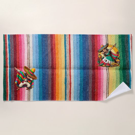 Chico y Chica Beach Towel ビーチタオル (正面)