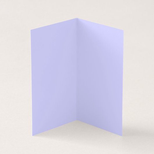 Chicory Flower Folded Note Card (内部)