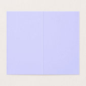 Chicory Flower Folded Note Card (内部フラット)