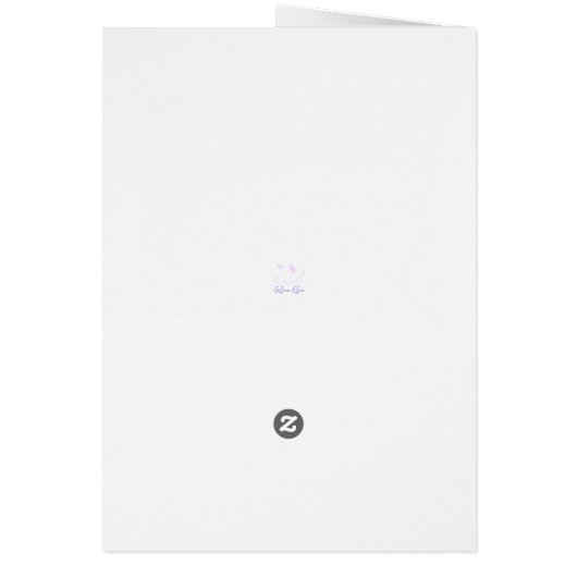 Chicory Note Card (裏面)