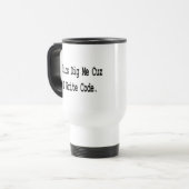 chics私にcuzコードを書掘る トラベルマグ (正面左)