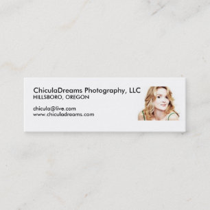 ChiculaDreamsの写真撮影 スキニー名刺