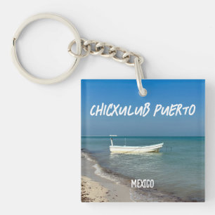 Chicxulubプエルト,メキシコ – アクリルキーチェーン キーホルダー