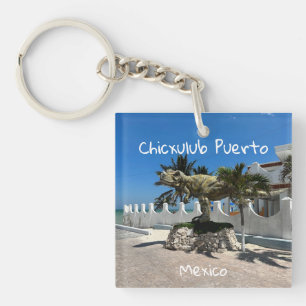 Chicxulubプエルト,メキシコ – アクリルキーチェーン キーホルダー