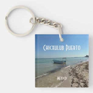 Chicxulubプエルト,メキシコ – アクリルキーチェーン キーホルダー