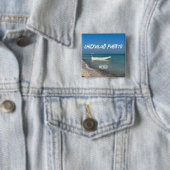 Chicxulubプエルト,メキシコ – スクエアボタン 缶バッジ (インサイチュ)