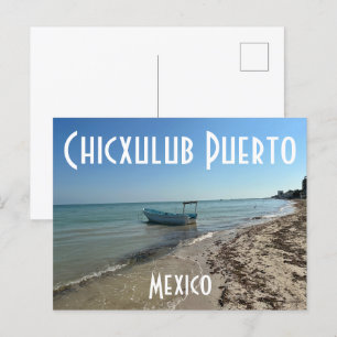 Chicxulubプエルト,メキシコ – 標準はがき ポストカード