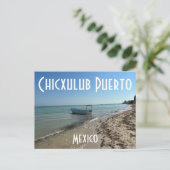 Chicxulubプエルト，メキシコ – 標準はがき ポストカード (スタンド正面)