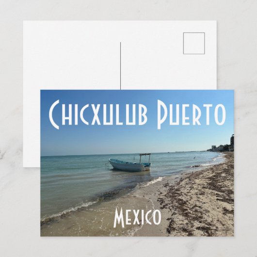 Chicxulubプエルト，メキシコ – 標準はがき ポストカード (正面/裏面)