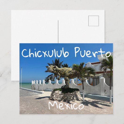 Chicxulubプエルト，メキシコ – 標準はがき ポストカード (正面/裏面)