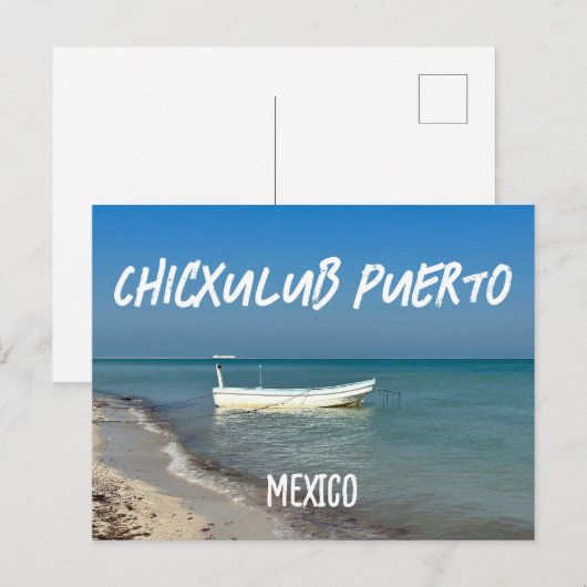 Chicxulubプエルト,メキシコ – 標準はがき ポストカード (正面/裏面)