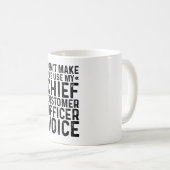 Chief Customer Officer Voiceを使用しない コーヒーマグカップ (正面右)