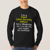 Chief Cyber Security Officer Director Manager Job  Tシャツ (正面)