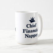 Chief Financial Napper  コーヒーマグカップ (正面右)