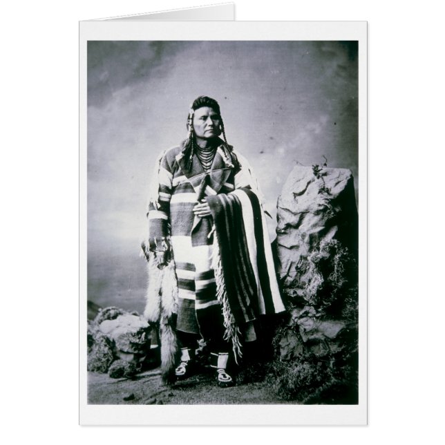 Chief Joseph (1840-1904) c.1880 （b/w写真） (正面)