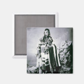 Chief Joseph (1840-1904) c.1880 （b/w写真） マグネット (正面/裏面)
