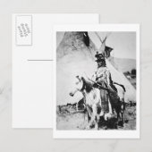 「Chief Looking Glass」、c.1875（写真はB/w） ポストカード (正面/裏面)