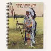 Chief Plenty Coos Notebook ノートブック (正面)