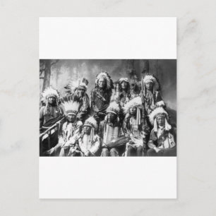 Chief Red Cloud & Other Chief, 1899 ポストカード