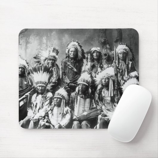 Chief Red Cloud & Other Chief, 1899 マウスパッド (マウス)