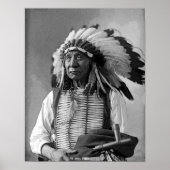 Chief Red Cloud Print ポスター (正面)