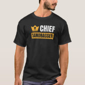Chief Sandbagger Gag Golf   Tシャツ (正面)