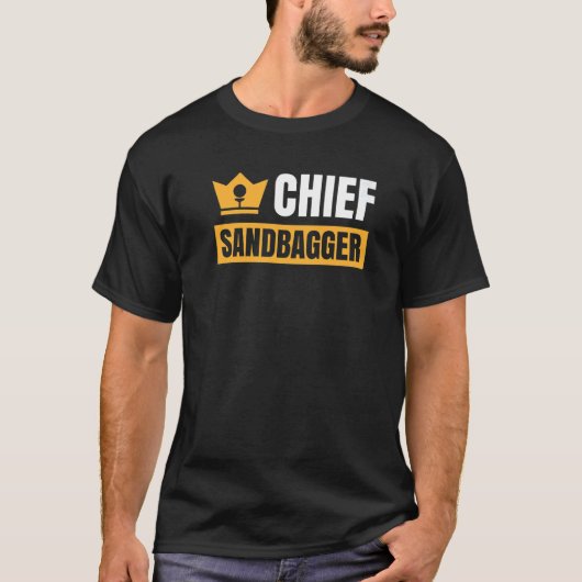 Chief Sandbagger Gag Golf   Tシャツ (正面)