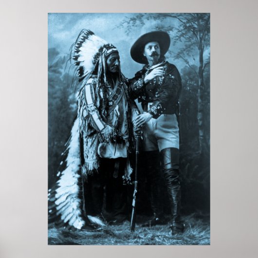Chief Sitting Bull and Buffalo Bill ポスター (正面)