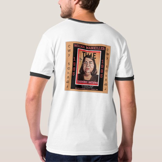 Chief Wilma Mankiller - Tシャツ (裏面フル)