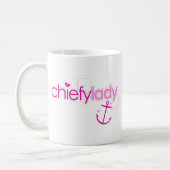 Chiefyの女性 コーヒーマグカップ (左)