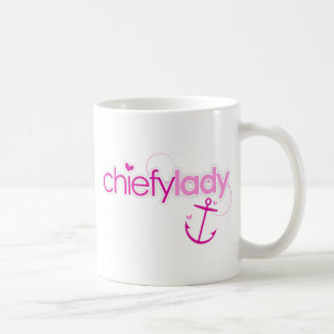 Chiefyの女性 コーヒーマグカップ