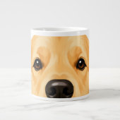 chien ジャンボコーヒーマグカップ (正面)