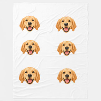 chien フリースブランケット