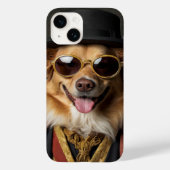 Chien amusant. Caniche en costume d'aristocrate av Case-Mate iPhoneケース (裏面)