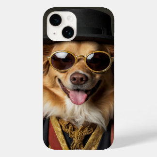 Chien amusant. Caniche en costume d'aristocrate av Case-Mate iPhone 14ケース