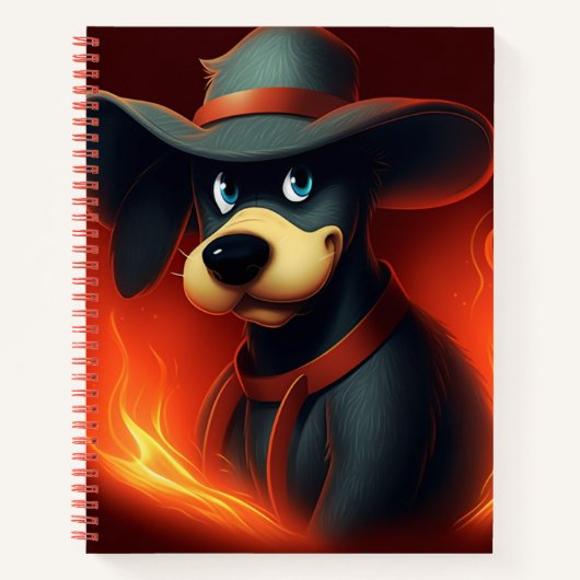 Chien Aux Chapeau ノートブック (正面)
