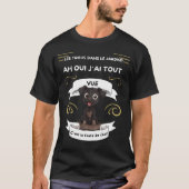 Chien Aventure à quatre pattes Tシャツ (正面)