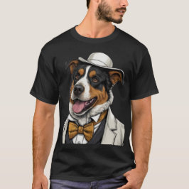 Chien berger australien amusant en costume tシャツ
