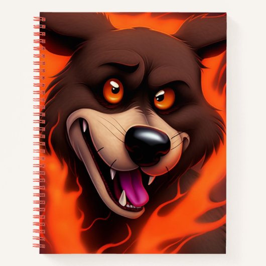 Chien Brun En Feu ノートブック (正面)