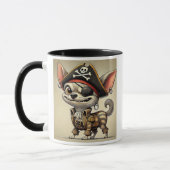Chien Chihuahua le pirate, roi des océans. マグカップ (左)