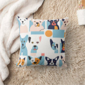 chien coussin style picasso クッション (ブランケット)