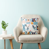 chien coussin style picasso クッション (椅子)