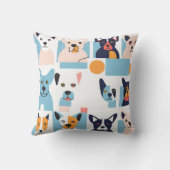 chien coussin style picasso クッション (裏面)