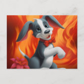 Chien Cute ポストカード (正面)